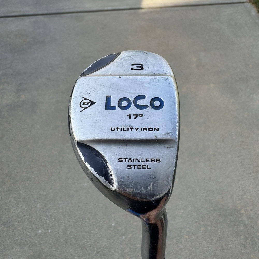 Dunlop Loco 3 Hybrid Utility Iron Harrison Graphite XL 85 Mid-Firm Flex 40.5" 17